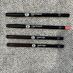 NK Auto Eye Liner in Light Brown (2) plus eye & lip pencil.